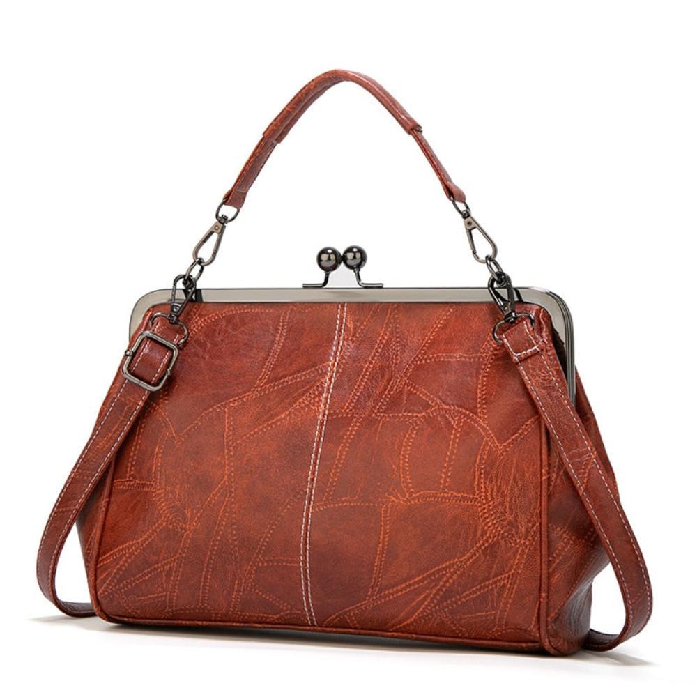 Mila | Bolso de mano vintage con cierre de solapa