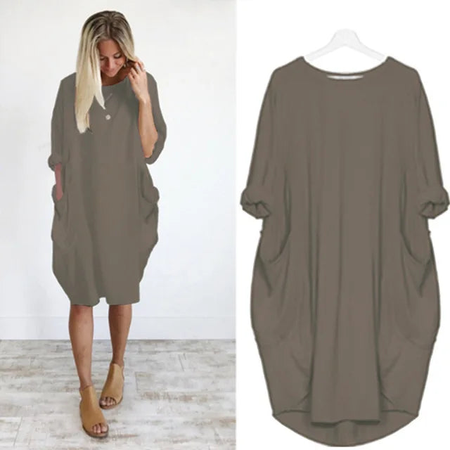 Eli™ | Vestido cómodo con bolsillos