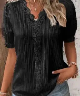 Marta | Blusa Tejida con Cuello V