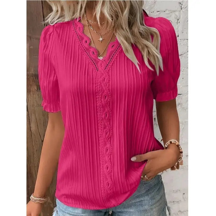 Marta | Blusa Tejida con Cuello V