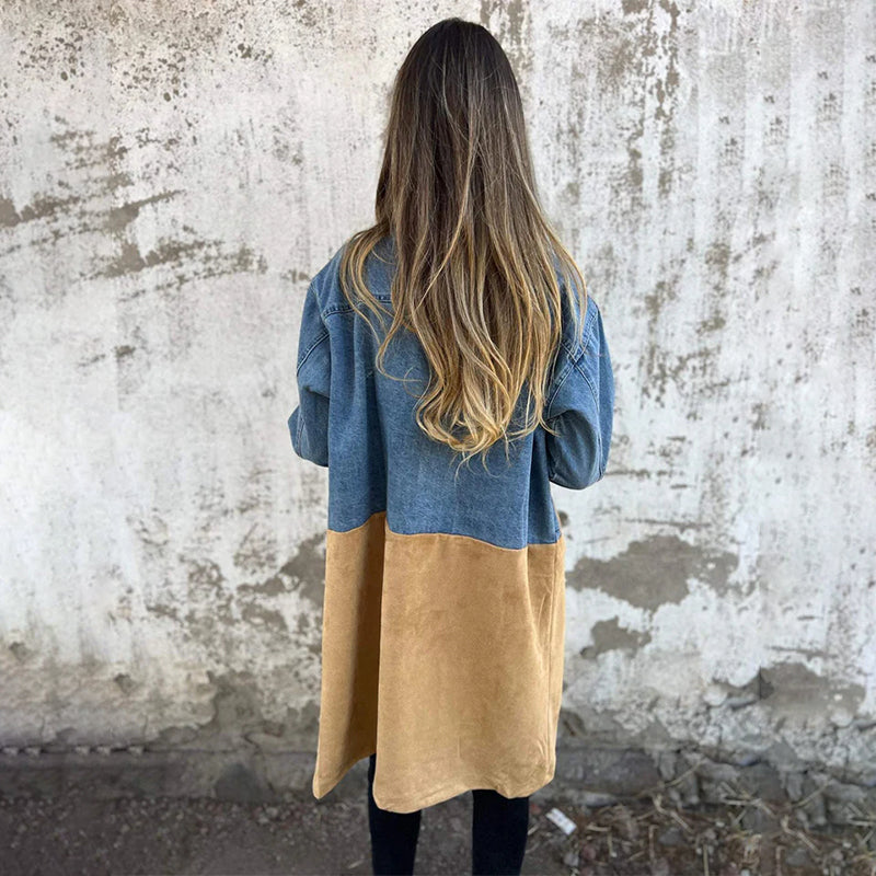 Emma - Chaqueta con costuras vaqueras