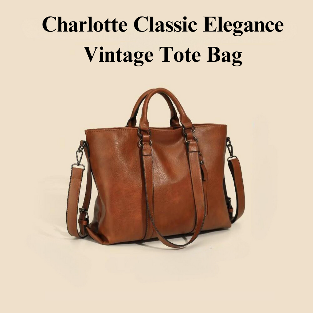 Charlotte | Bolso tote vintage de elegancia clásica