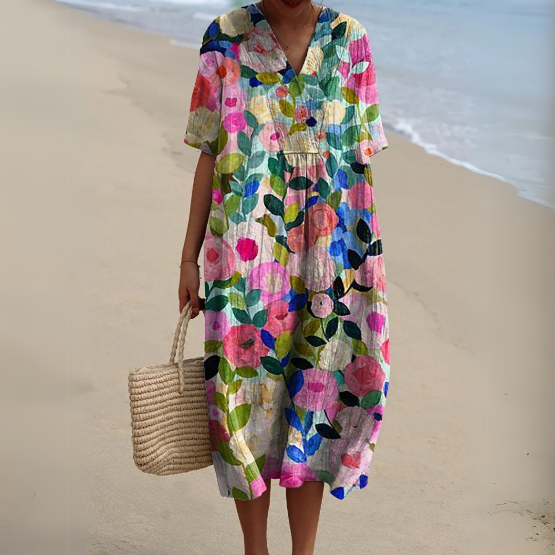 Nicole | Vestido de Verano con Flores