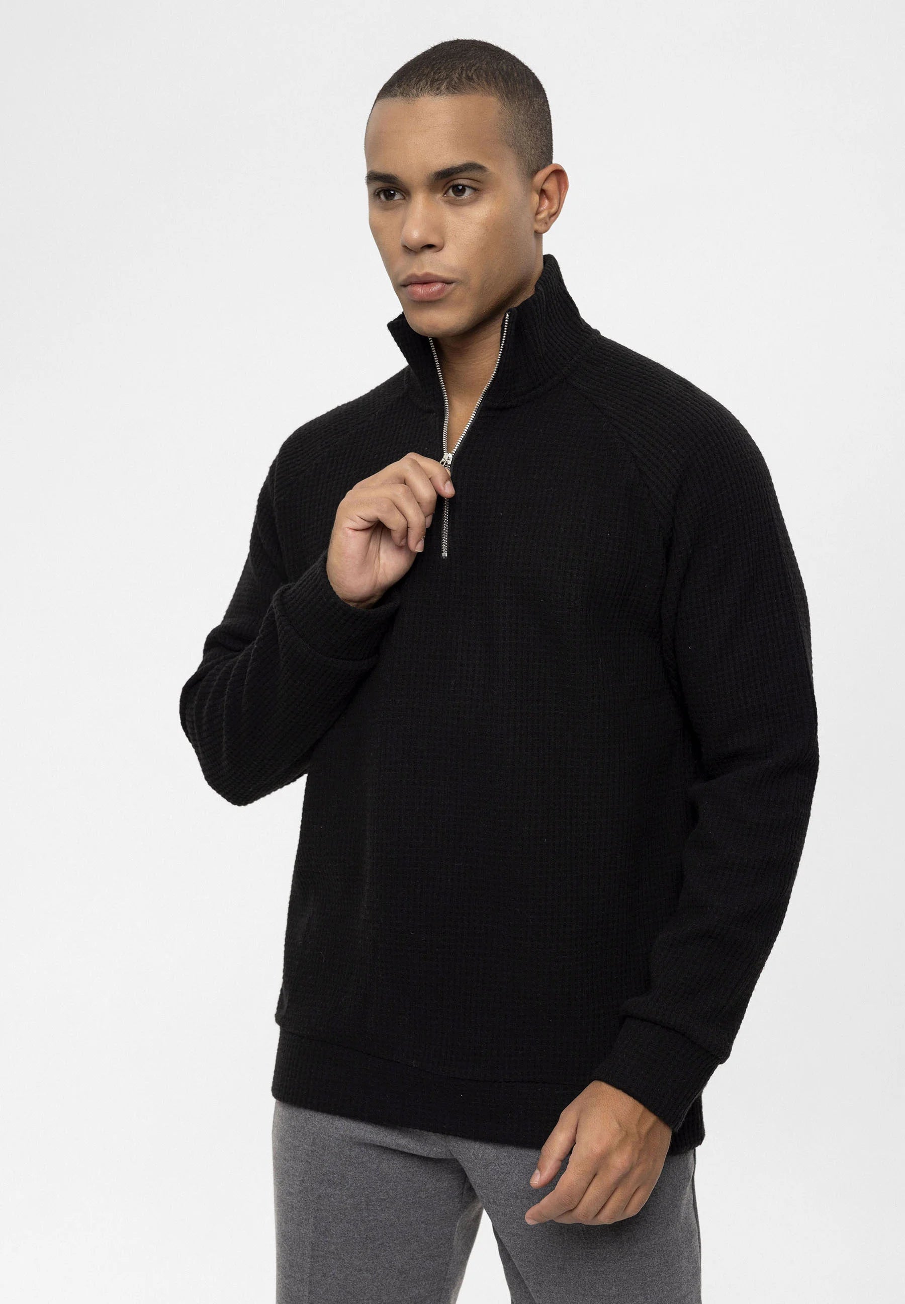 Antonio™ | Jersey de ocio con media cremallera