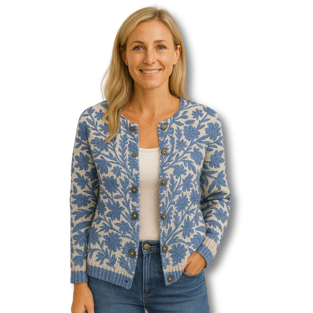 Talia | Chaleco con Estampado de Flores