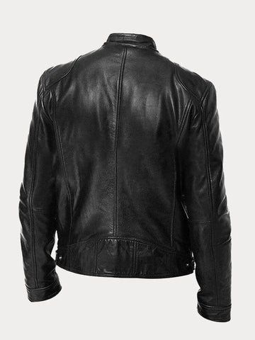 Víctor™ | Chaqueta de cuero informal: estilo y comodidad atemporales