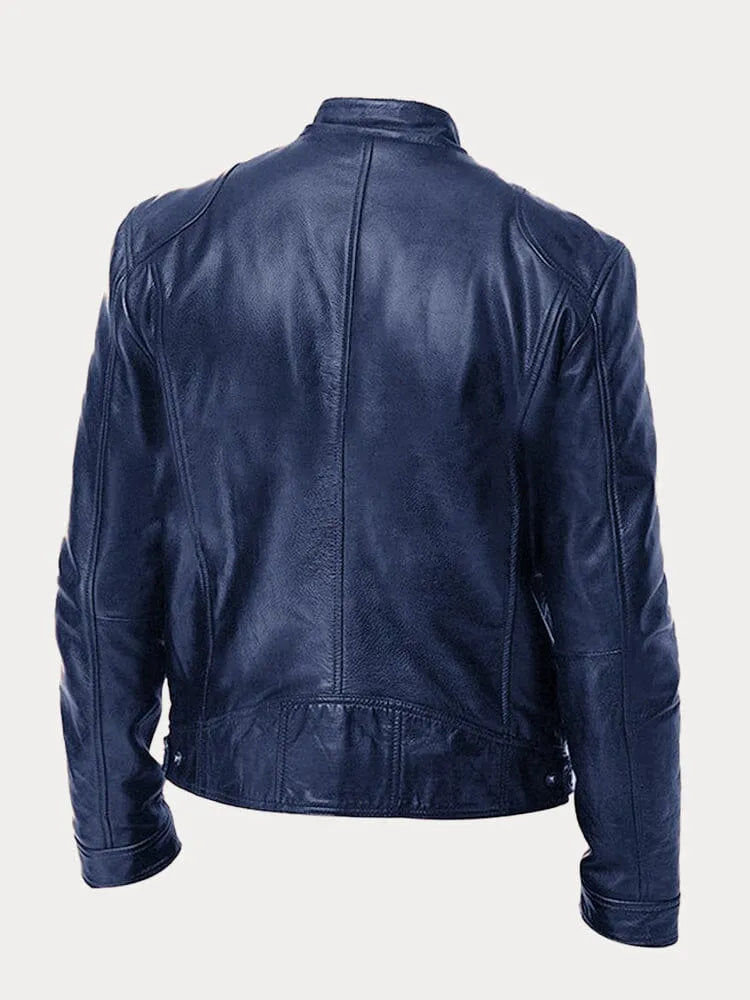 Víctor™ | Chaqueta de cuero informal: estilo y comodidad atemporales