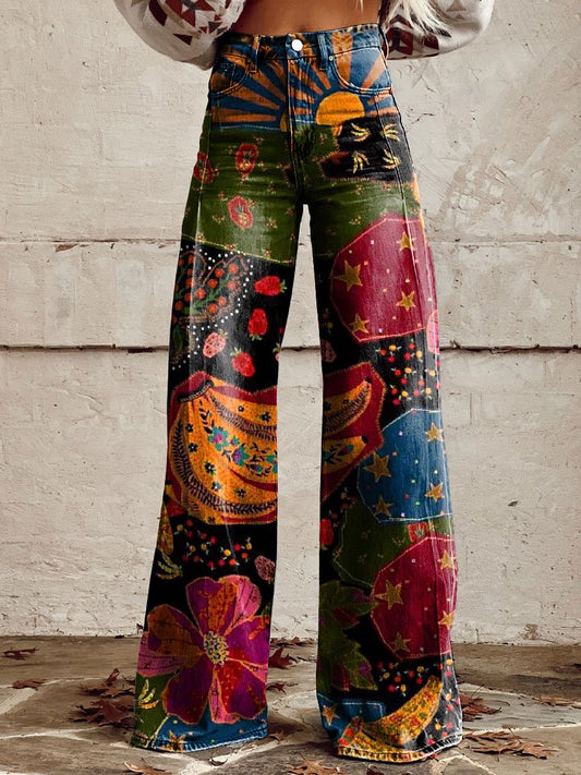 Pantalones Bohemios Vintage