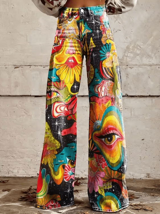 Pantalones Bohemios Vintage