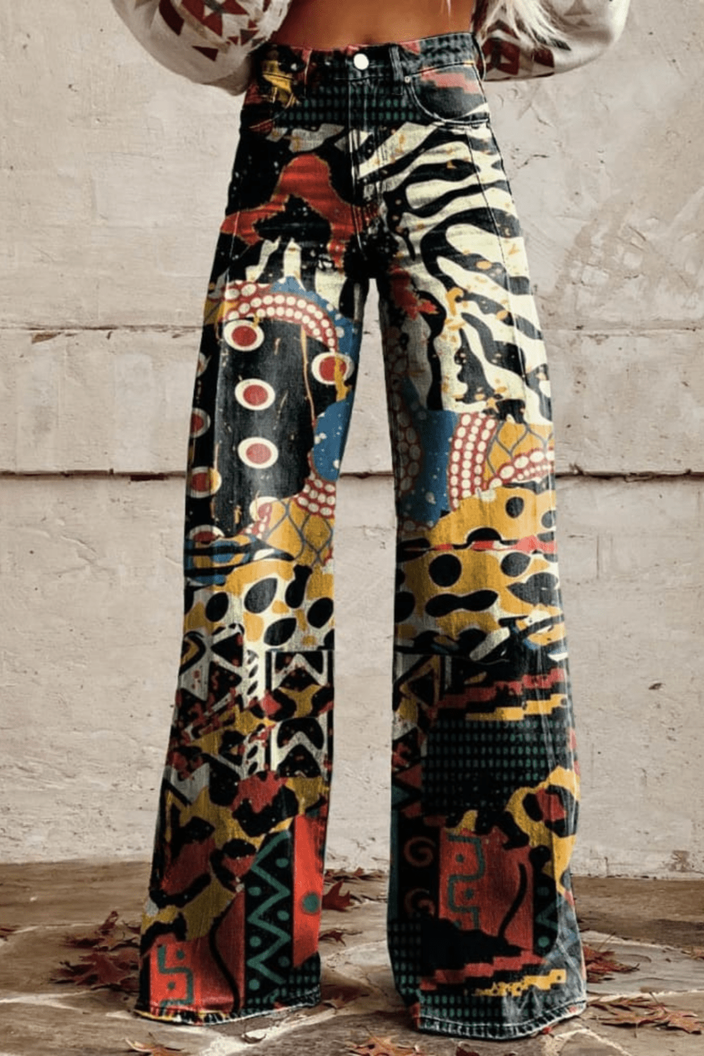 Pantalones Bohemios Vintage