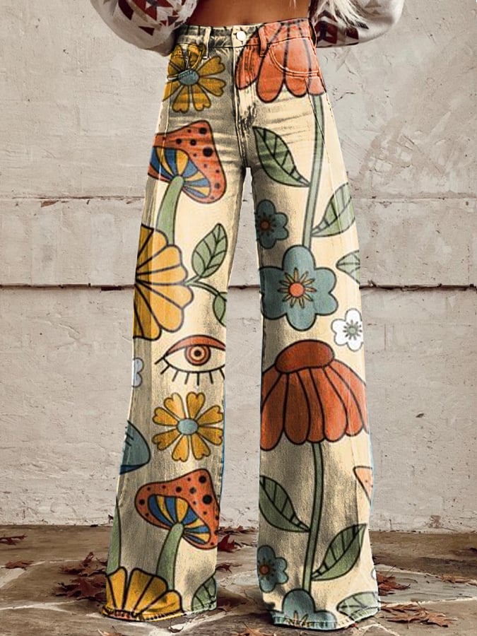 Pantalones Bohemios Vintage