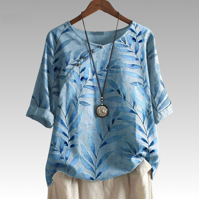 Isabela™ | Top con Detalles de Botones Inspirado en la Naturaleza