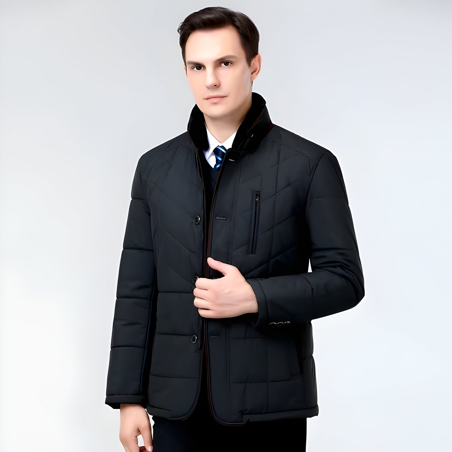 Cruz | Chaqueta de Invierno con Cuello Alto