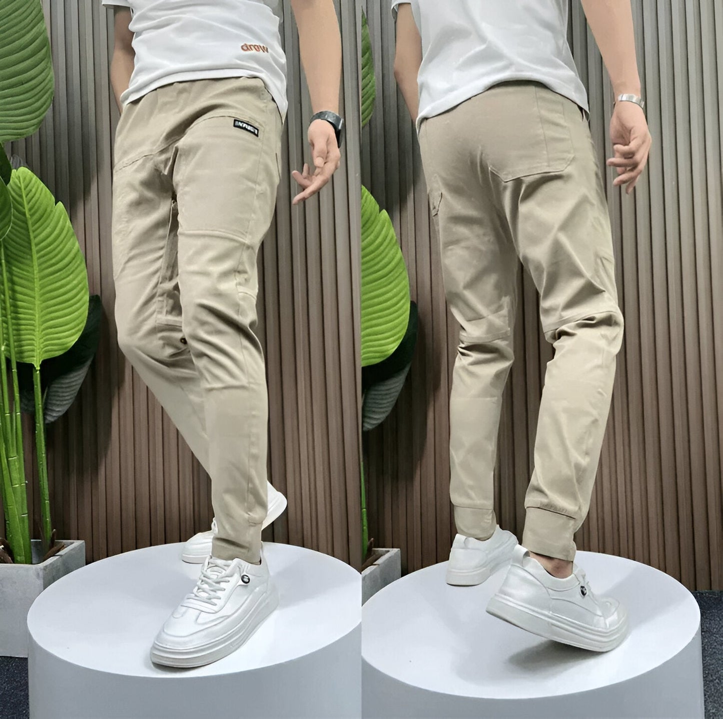 Lucas - Pantalon Cargo Extensible